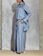ASSYMETRIC SHIRT  with Hakama Pants