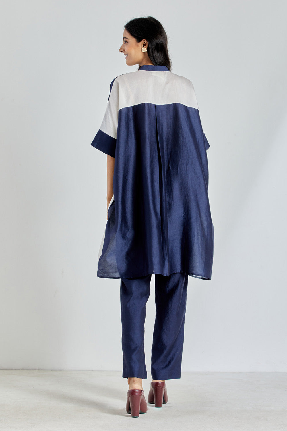 Colorblocked Straight Tunic
