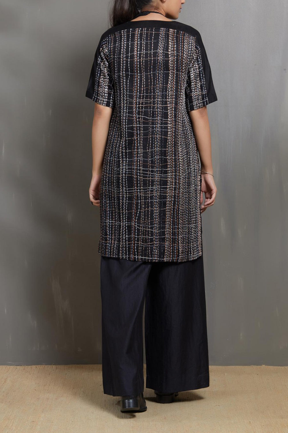 Forest Floor Hand Embroidered Tunic